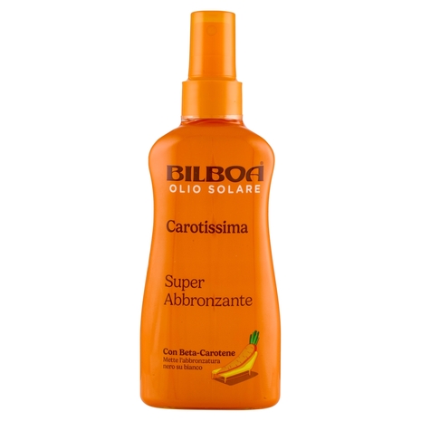 Bilboa Carotissima Olio Solare Super Abbronzante con Beta-Carotene 200 ml